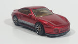 2005 Matchbox Buried Treasure Porsche 911 Turbo Metalflake Red Die Cast Toy Luxury Sports Car Vehicle