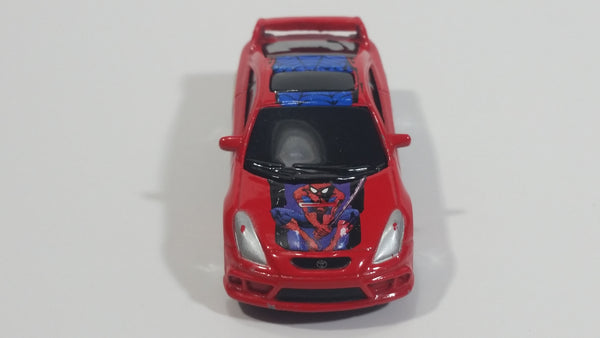 Coche diecast rojo Maisto Spiderman Toyota Celica GT-S - Marvel