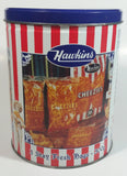 HTF Hawkins Cheezies Corn Snacks "Always on Top" Fresh, Crisp, and Delicious Limited Edition Tin Metal Canister