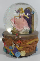 Enesco Disney Cinderella Musical Snow Globe Collectible Ornament Plays "A Dream Is A Wish Your Heart Makes" - Working