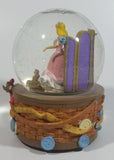 Enesco Disney Cinderella Musical Snow Globe Collectible Ornament Plays "A Dream Is A Wish Your Heart Makes" - Working