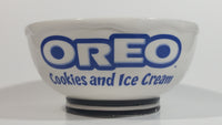 Houston Harvest Nabisco Oreo Cookies and Ice Cream Ceramic White Bowl Snack Sweets Collectible