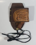 Rare Miller High Life Leather Clip On Beer Holster Holder Bar Collectible