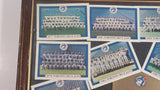 Maxwell House Limited Edition Team Cards 1977-1992 Toronto Blue Jays MLB Baseball Team Set of 16 Cards in Wooden Frame 12 1/4" x 15 1/4"