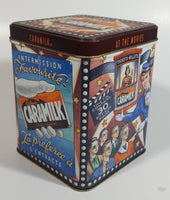 Cadbury's Caramilk at the Movies Chocolate Candy Bar Cinema Film Themed Tin Metal Hinged Container 1 of 3 in Series Snack Sweets Collectible