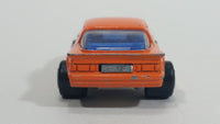 Majorette Mazda RX7 No. 257 Orange 1/56 Scale Die Cast Toy Car Vehicle with Opening Doors