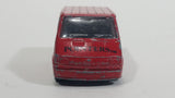 Corgi Transit Van Pointers Real Food Fast Red Die Cast Toy Car Postal Vehicle Made in Gt. Britain