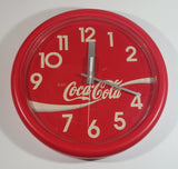 1992 Ritway Inc. Coca-Cola Coke Soda Pop Red Round Circular 14" Clock Collectible