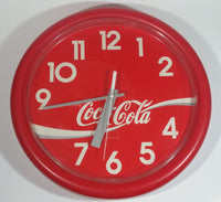 1992 Ritway Inc. Coca-Cola Coke Soda Pop Red Round Circular 14" Clock Collectible