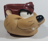 1992 Warner Bros. Looney Tunes Taz Tasmanian Devil Plastic Coffee Cup Mug Cartoon Collectible