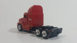 Coca-Cola Coke Soda Pop Christmas Themed Semi Tractor Truck Red Die Cast Toy Car Vehicle