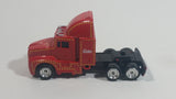 Coca-Cola Coke Soda Pop Christmas Themed Semi Tractor Truck Red Die Cast Toy Car Vehicle