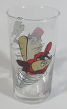 1998 Smucker's Collectables Warner Bros. Baseball Themed Taz Tasmansian Devil Cartoon Character Small Drinking Glass