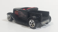 2001 Hot Wheels First Editions Hooligan Satin Black Die Cast Toy Car Hot Rod Vehicle