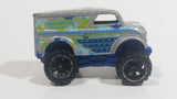 2014 Hot Wheels HW Off-Road Daredevils Monster Dairy Delivery Silver Grey Truck Die Cast Toy Car Vehicle