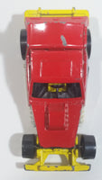 1982 Hot Wheels Greased Gremlin Red and Yellow Die Cast Toy Car Vehicle