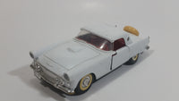 Majorette 1956 Ford Thunderbird SS 1/32 Scale White Die Cast Toy Car Vehicle with Opening Doors