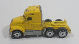 2006 Matchbox Tractor Cab Semi Truck Yellow Die Cast Toy Car Vehicle