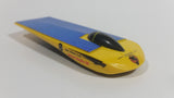 1998 Hot Wheels First Editions Solar Eagle III Yellow Plastic and Die Cast Toy Car Vehicle