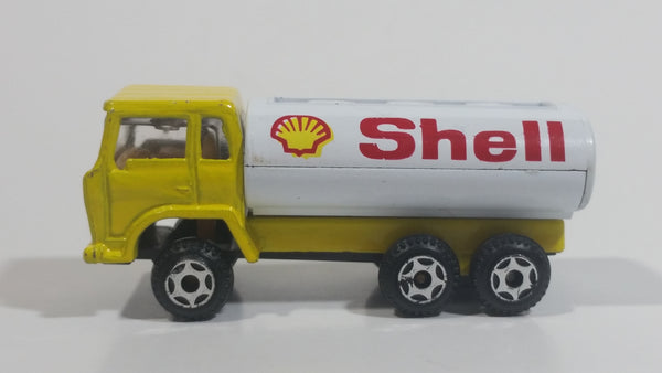 Yatming Style Shell Semi Tanker Fuel Truck Yellow Die Cast Toy Car Vehicle