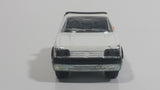 Majorette Peugeot 205 CTI Convertible 1/53 Scale No. 281 & No. 210 White Die Cast Toy Car Vehicle