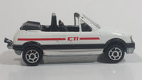 Majorette Peugeot 205 CTI Convertible 1/53 Scale No. 281 & No. 210 White Die Cast Toy Car Vehicle