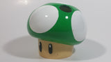 Extremely Hard to find Rare 2012 Nintendo Super Mario Video Game 1-UP Free Man Green and White Mushroom Shaped Ceramic Toothbrush Holder