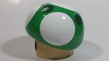 Extremely Hard to find Rare 2012 Nintendo Super Mario Video Game 1-UP Free Man Green and White Mushroom Shaped Ceramic Toothbrush Holder