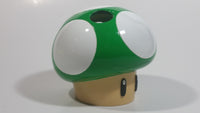Extremely Hard to find Rare 2012 Nintendo Super Mario Video Game 1-UP Free Man Green and White Mushroom Shaped Ceramic Toothbrush Holder