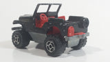 Majorette Jeep CJ 4x4 No. 290 & No. 244 Black 1/54 Scale Die Cast Toy Car Vehicle