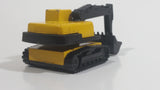 Majorette Pelle Mecanique Excavator 1/100 Scale Yellow No. 242 Die Cast Toy Car Construction Equipment Machinery Digger Vehicle