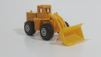 Unknown Brand Tractor Bull Dozer Yellow Plastic and Metal Die Cast Toy Car Construction Equipment Machinery Vehicle