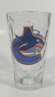 NHL Ice Hockey Vancouver Canucks Ripple Ice Style Glass 6" Tall Glass Cup Sports Team Collectible