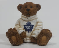 NHL Ice Hockey Limited Edition Toronto Maple Leafs Sports Team Resin Bear Decorative Ornament Collectible