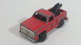 Vintage Buddy L "Metal Made"  Mini Fire Dept. Tow Truck Red Die Cast Toy Car Vehicle