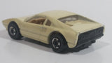 1989 Hot Wheels Color Racers Street Beast Race Bait 308 Cream Ferrari Die Cast Toy Car Vehicle BW