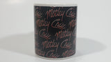 2009 Motley Crue Black with Red Writing Ceramic Coffee Mug Music Rock Band Collectible - Faded