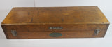Rare Find Antique Geo. Scherr Co. Chesterman Precision Tools Scheffield England 24" Height Gauge Engineer Measurement Device Tool In Original Dove Tail Wooden Box with Instruction and Accessories