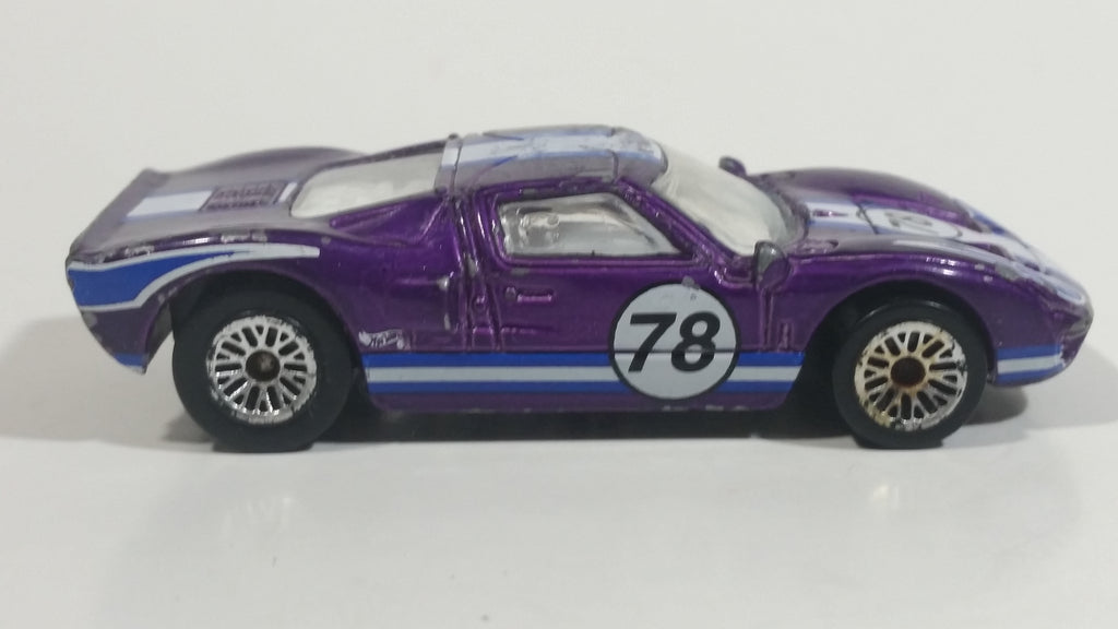 2001 Hot Wheels Ford GT - 40 #78 Purple Die Cast Toy Race Car Vehicle ...