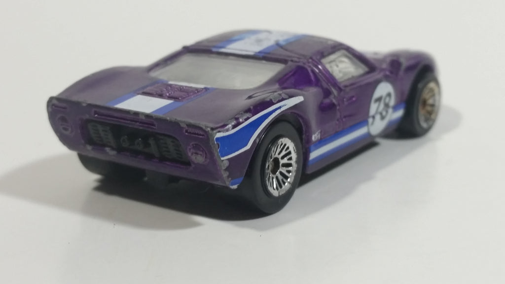 2001 Hot Wheels Ford GT - 40 #78 Purple Die Cast Toy Race Car Vehicle ...