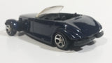 Maisto 2001 Chrysler Prowler Convertible Dark Midnight Black Blue Die Cast Toy Car Vehicle