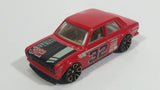 2012 Hot Wheels Faster Than Ever Datsun Bluebird 510 Red #32 Die Cast Toy Race Car Vehicle