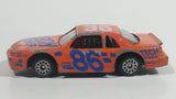 Vintage Zee Toys Dyna Wheels Ford Thundebird Stock Car #86 Tech Power D101 Orange Die Cast Toy Race Car Vehicle