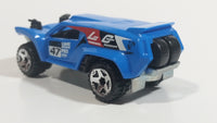2014 Hot Wheels Off-Road Off Track Dune Land Crusher Blue Die Cast Plastic Toy Car Vehicle