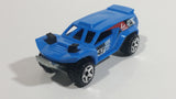 2014 Hot Wheels Off-Road Off Track Dune Land Crusher Blue Die Cast Plastic Toy Car Vehicle