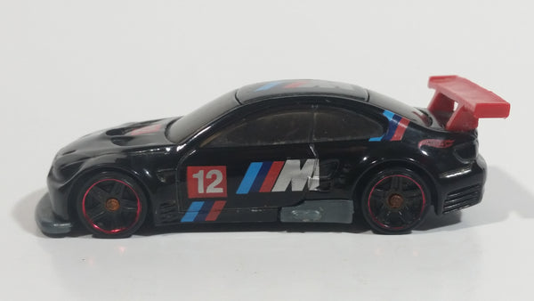 2012 Hot Wheels BMW M3 GT2 Black Die Cast Toy Race Car Vehicle