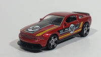2014 Hot Wheels HW City Mustang 50th Mustang Boss 302 Laguna Seca Metalflake Red Die Cast Toy Car Vehicle