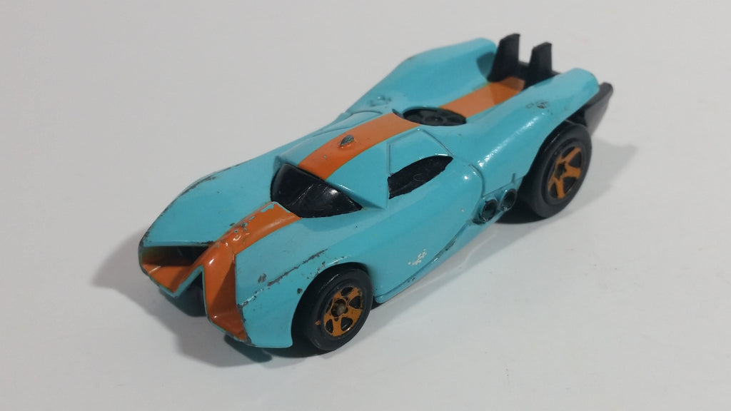 2008 Hot Wheels Prototype H-24 Light Blue Die Cast Toy Car Vehicle 