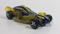2008 Hot Wheels I Candy Yellow Purple Plastic Body LED Die Cast Toy Car Vehicle McDonald's Happy Meal