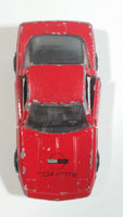 Vintage Majorette Chevrolet Corvette ZR-1 No. 215 & 268 Red Die Cast Toy Car Vehicle Opening Doors 1/57 Scale Made in France